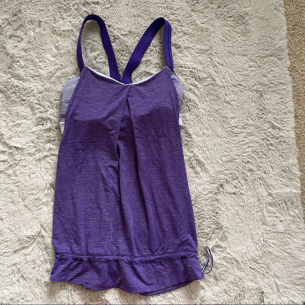 Lululemon Rest Less Tank Top With Built In Shelf … - image 3